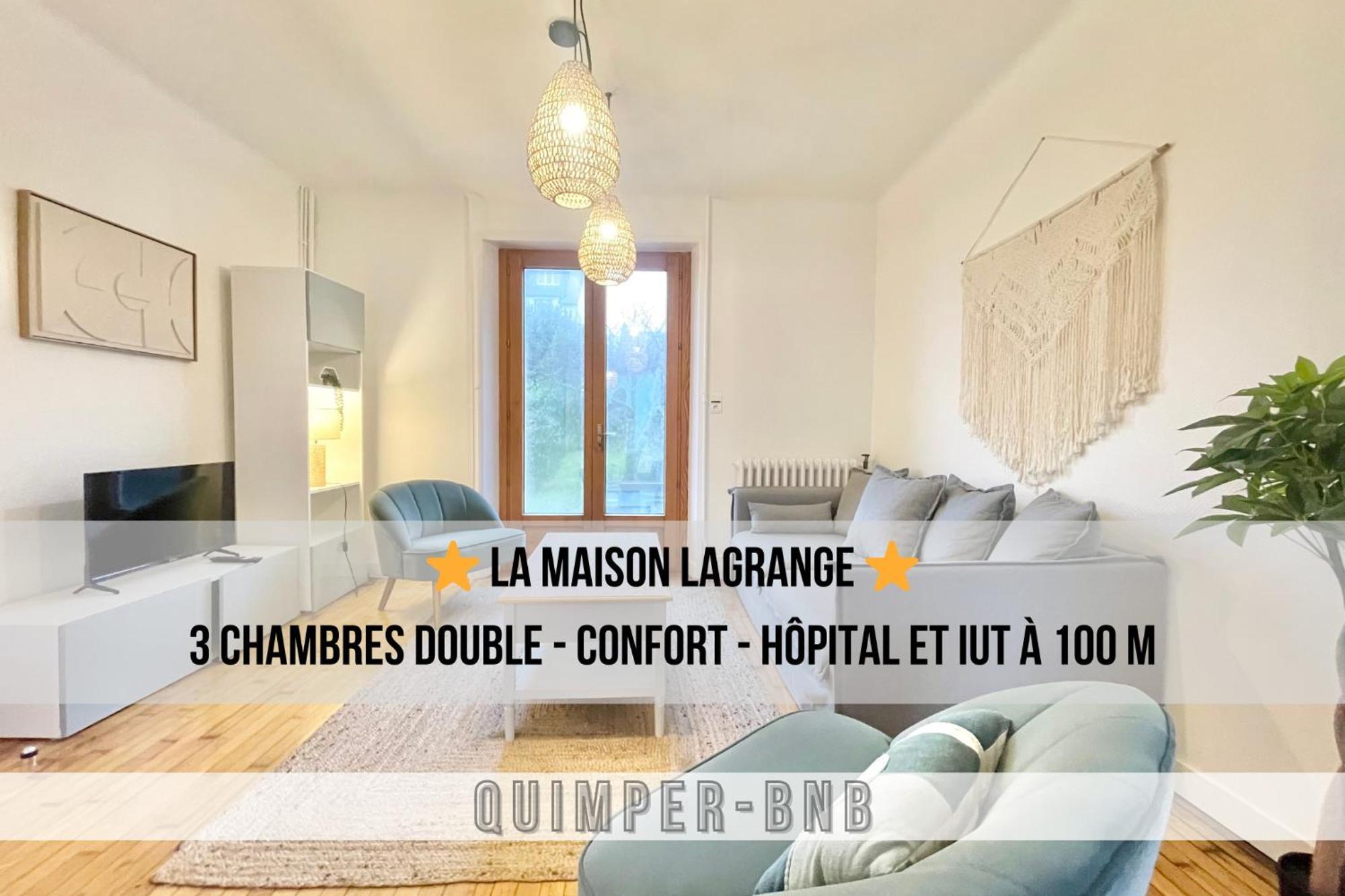 Maison Lagrange - 4 Chambres Quartier Iut Hopital カンペール エクステリア 写真