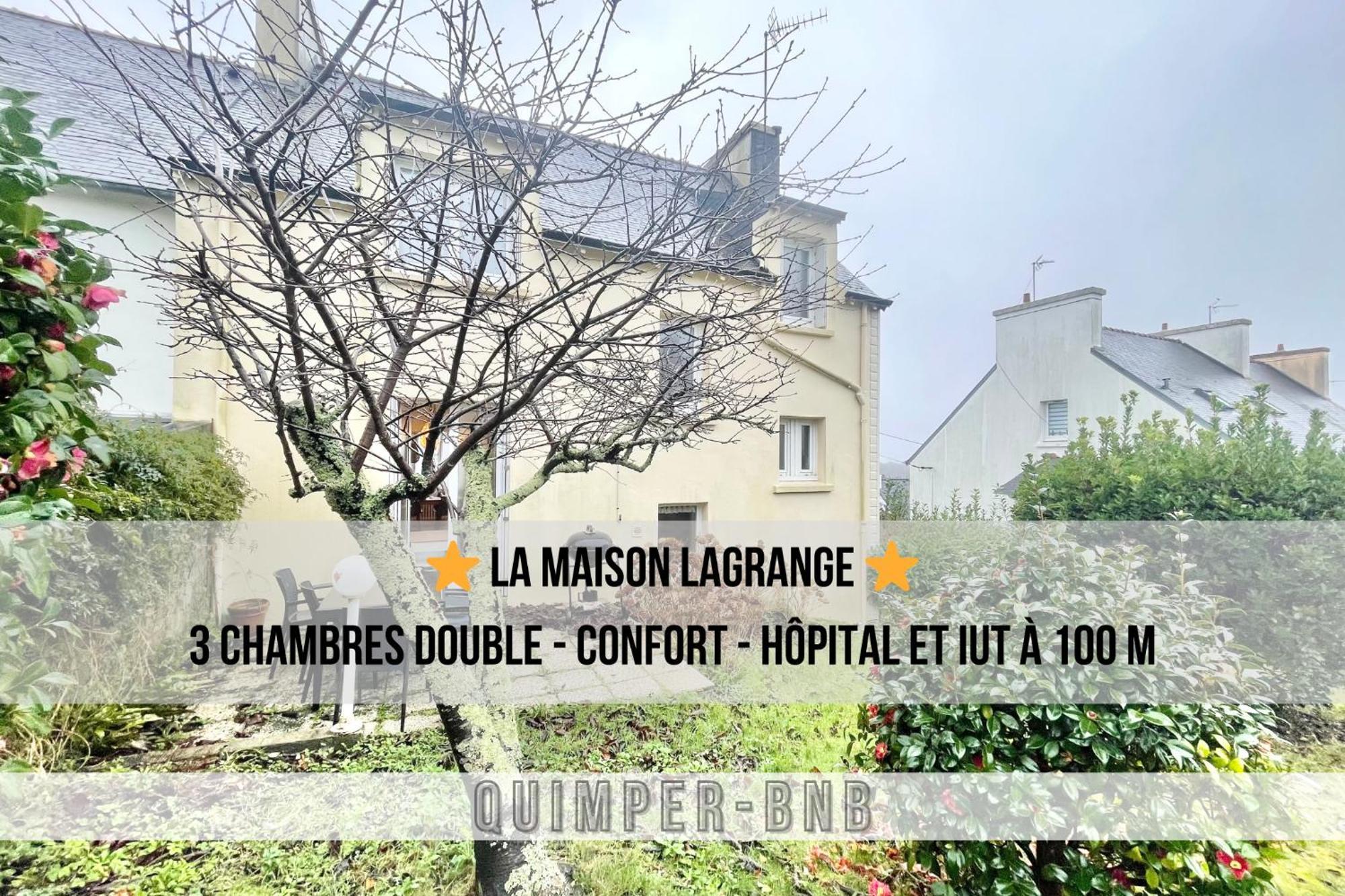 Maison Lagrange - 4 Chambres Quartier Iut Hopital カンペール エクステリア 写真